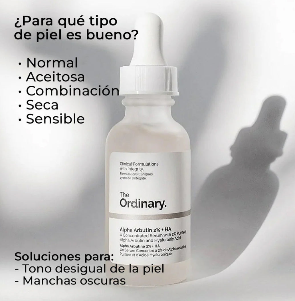 The Ordinary Alpha Arbutin 2% + HA | Sérum Antimanchas 30ML