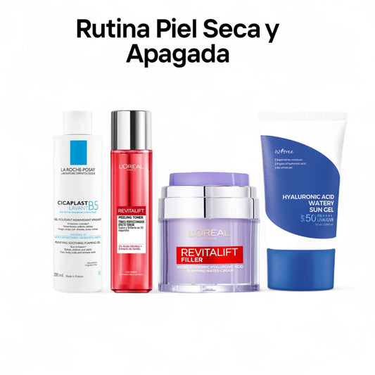 Rutina Piel Seca y Apagada